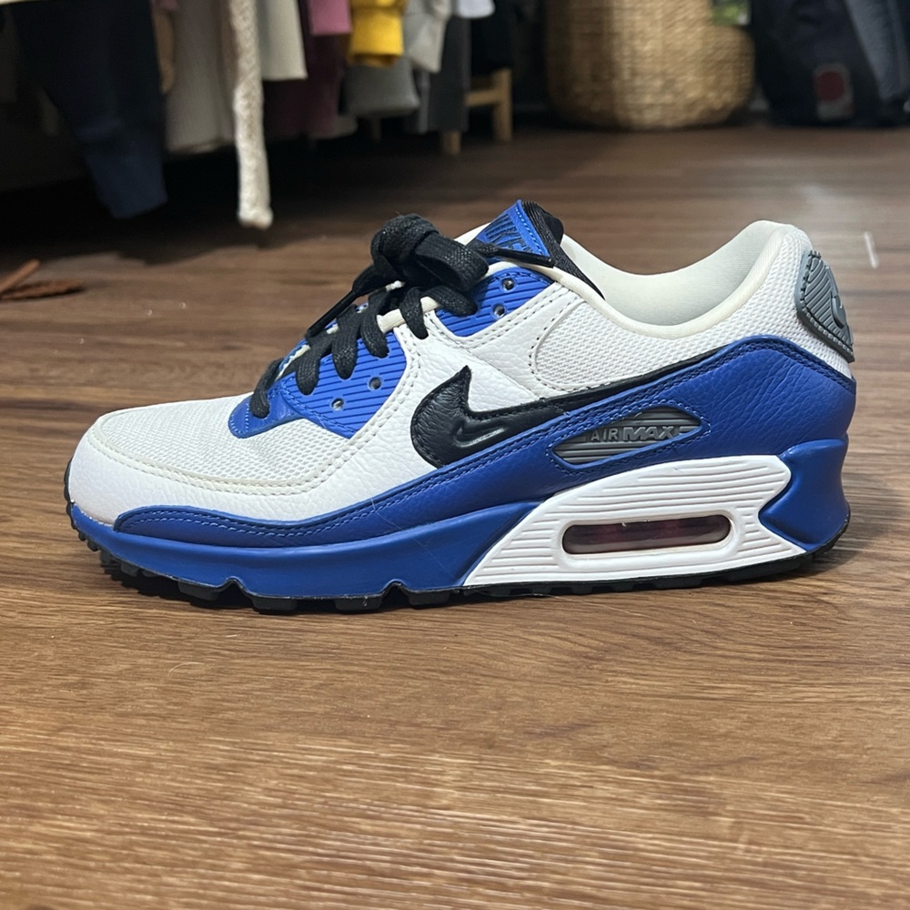 Nike Air Max Custom Blue Black Grey and White Sneakers